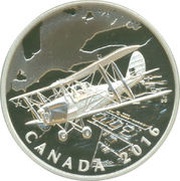20 Dollars In the name of George V; British Commonwealth Air Training Plan, Canada, 2016 reverse image