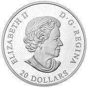 20 Dollars - Elizabeth II The Lake obverse image