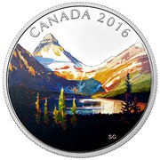 20 Dollars - Elizabeth II The Lake, Canada, 2016 reverse image