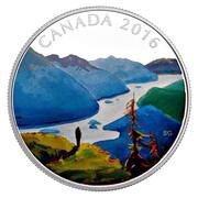 20 Dollars - Elizabeth II Reaching the Top, Canada, 2016 reverse image