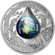 20 Dollars - Elizabeth II Mother Earth, Canada, 2016 reverse image