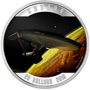 20 Dollars - Elizabeth II Star Trek, Canada, 2016 reverse image