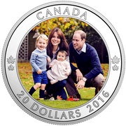 20 Dollars - Elizabeth II Royal Tour, Canada, 2016 reverse image