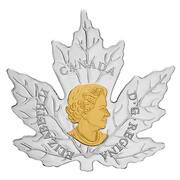 20 Dollars - Elizabeth II Canadian Maple Leaf; plated obverse image