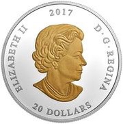 20 Dollars - Elizabeth II Pacific Salmon obverse image