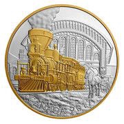 20 Dollars - Elizabeth II 4-4-0 Locomotive, Canada, 2017 reverse image