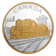 20 Dollars - Elizabeth II RS 20 Locomotive, Canada, 2017 reverse image