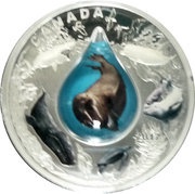 20 Dollars - Elizabeth II Canadian Underwater Life, Canada, 2017 reverse image