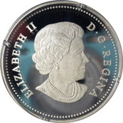 20 Dollars - Elizabeth II Three-dimensional leaping cougar obverse image