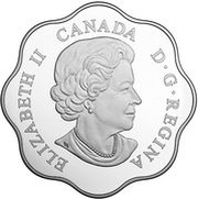 20 Dollars - Elizabeth II Masters of the land; The Timber Wolf obverse image