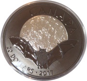 20 Dollars - Elizabeth II The Little Brown Bat reverse image