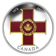 20 Dollars - Elizabeth II Anniversary Cross of Valour, Canada, 2017 reverse image