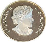 20 Dollars - Elizabeth II Platinum wedding anniversary obverse image