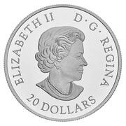 20 Dollars - Elizabeth II Scimitar Sabre-Tooth Cat obverse image