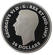 20 Dollars In the name of George VI; Battle of the Atlantic obverse image
