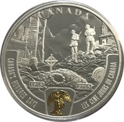 20 Dollars In the name of George V; Canada’s Hundred Days, Canada, 2018 reverse image