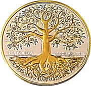 20 Dollars - Elizabeth II Tree of Life, Canada, 2018 reverse image