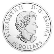 20 Dollars - Elizabeth II 25th Anniversary - Star of Military Valour obverse image