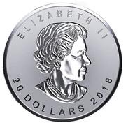 20 Dollars - Elizabeth II Maple Leaf obverse image