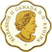 20 Dollars - Elizabeth II Iconic Maple Leaves obverse image