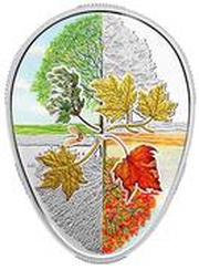 20 Dollars - Elizabeth II Four Seasons of the Maple Leaf, Canada, 2018 reverse image
