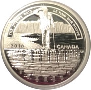 20 Dollars In the name of George VI; Dieppe Raid, Canada, 2018 reverse image
