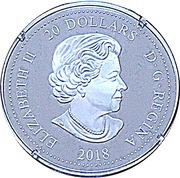 20 Dollars - Elizabeth II Royal Wedding 2018 obverse image
