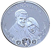 20 Dollars - Elizabeth II Royal Wedding 2018, Canada, 2018 reverse image