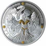 20 Dollars - Elizabeth II Frigg, Canada, 2019 reverse image