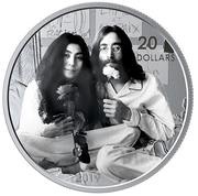 20 Dollars - Elizabeth II Give Peace a Chance, Canada, 2019 reverse image