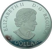 20 Dollars - Elizabeth II Fox obverse image