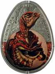 20 Dollars - Elizabeth II Hadrosaur, Canada, 2019 reverse image