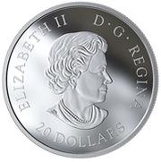 20 Dollars - Elizabeth II Fire Rainbow: Sky Wonders obverse image
