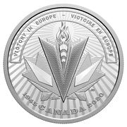 20 Dollars In the name of George VI; Victory in Europe, Canada, 2020 reverse image