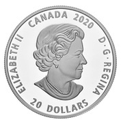 20 Dollars - Elizabeth II Xhuwaji, Haida Grizzly Bear obverse image