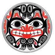 20 Dollars - Elizabeth II Xhuwaji, Haida Grizzly Bear, Canada, 2020 reverse image