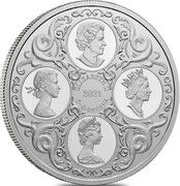 20 Dollars - Elizabeth II Lover's Knot Tiara obverse image