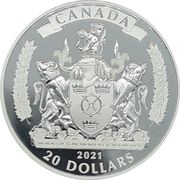 20 Dollars - Elizabeth II Black Loyalists, Canada, 2021 reverse image