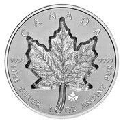 20 Dollars - Elizabeth II Super Incuse Maple Leaf, Canada, 2021 reverse image