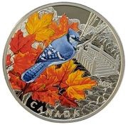20 Dollars - Elizabeth II Blue Jay, Canada, 2021 reverse image