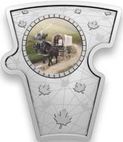 20 Dollars - Elizabeth II Canadian Passages; Prairie Schooner, Canada, 2022 reverse image