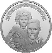 20 Dollars - Elizabeth II, Tribute obverse Childhood, Canada, 2022 reverse image