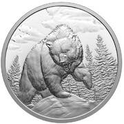20 Dollars In the name of Elizabeth II; Grizzly Bear, Canada, 2023 reverse image
