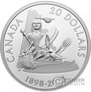 20 Dollars In the name of Elizabeth II; Yukon, Canada, 2023 reverse image
