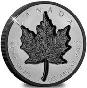 20 Dollars In the name of Elizabeth II; Super Incuse Maple Leaf, Canada, 2023 reverse image