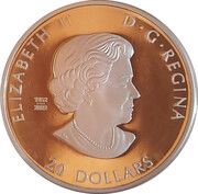 20 Dollars In the name of Elizabeth II; RCMP obverse image