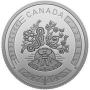 20 Dollars In the name of Elizabeth II; National Indigenous Peoples Day, Canada, 2023 reverse image