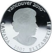 25 Dollars - Elizabeth II Alpine Skiing obverse image