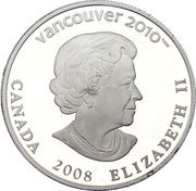 25 Dollars - Elizabeth II Home of Vancouver Olympic Games obverse image