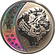 25 Dollars - Elizabeth II Olympic Spirit, Canada, 2009 reverse image